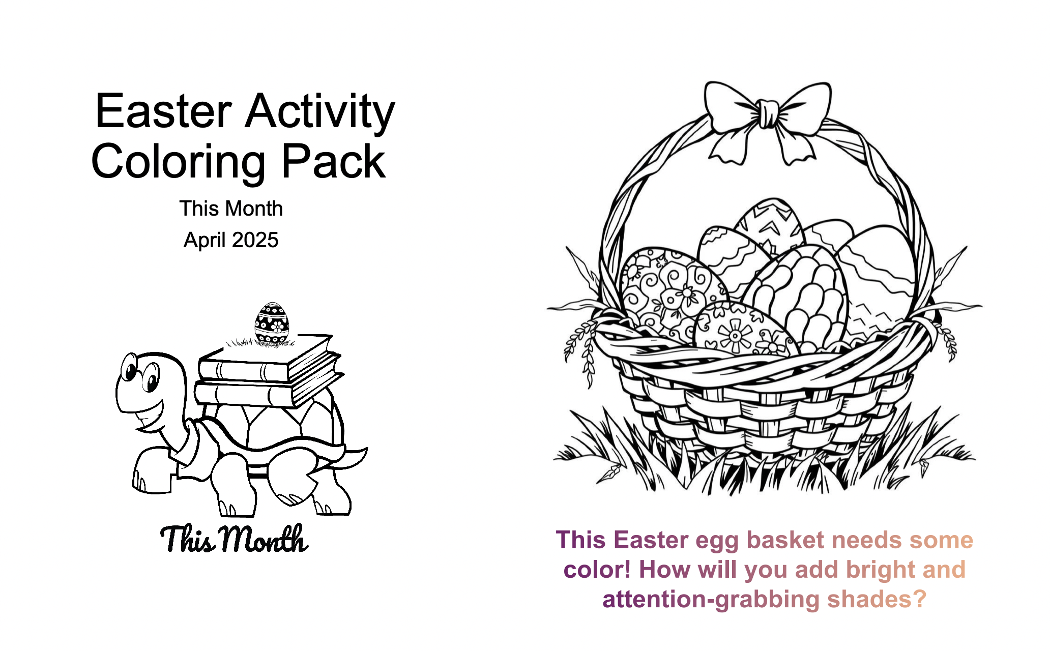Easter Egg Activities! Coloring & Egg Dyeing with Hidden Math Fun! 2