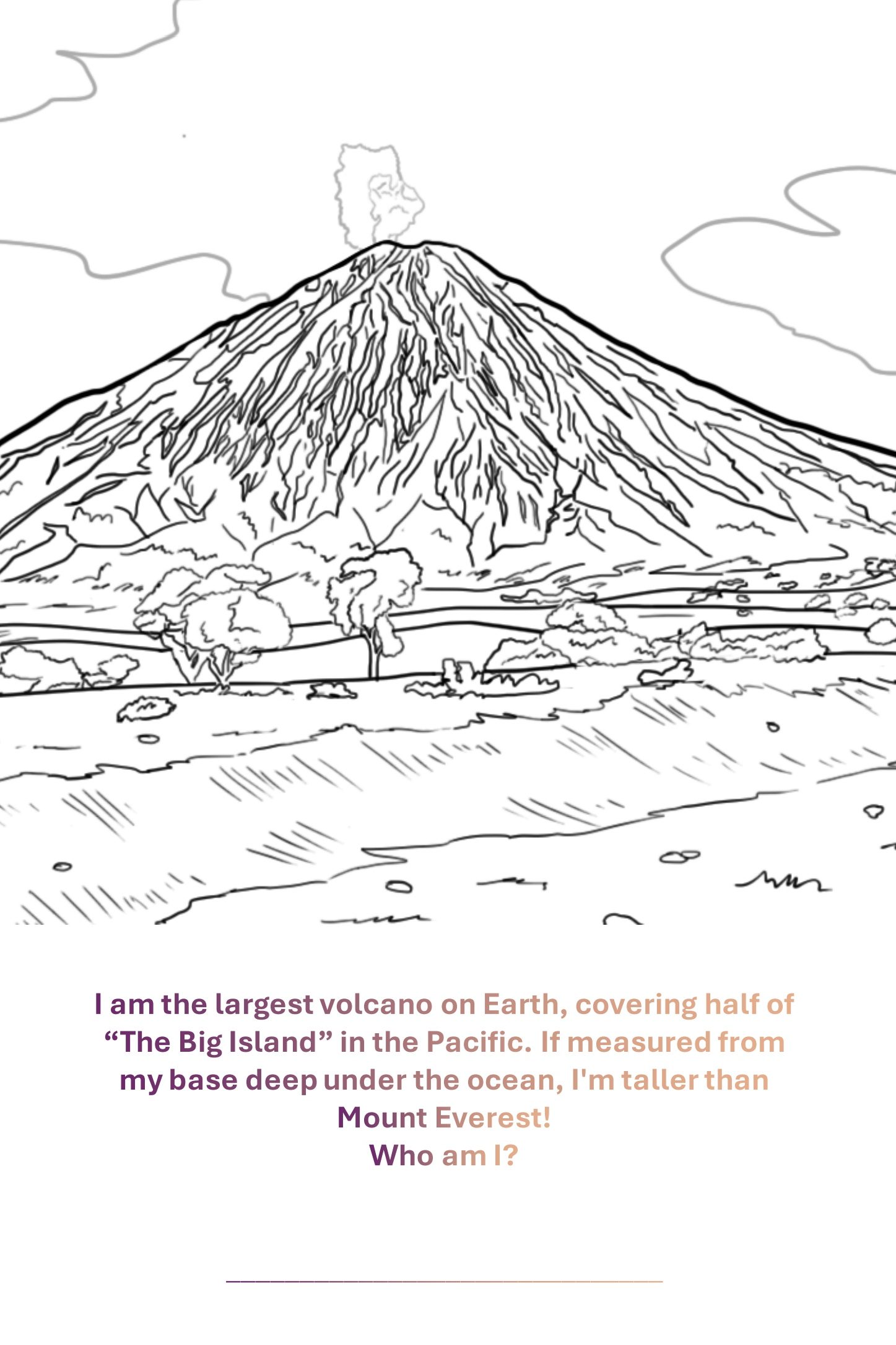 Meet the Active Volcanos and Match Them! Game & Coloring Activity Pack! 4