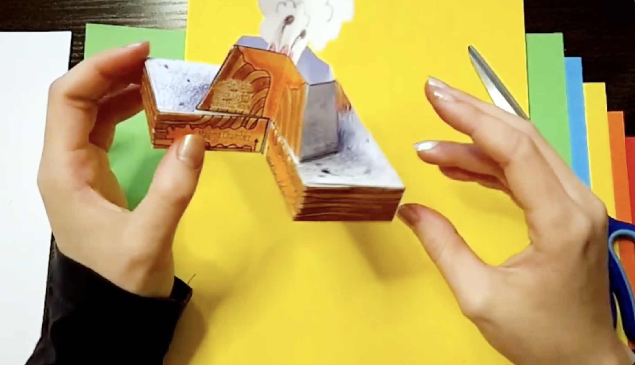 Shield Volcano Diorama: Volcano Month Activity