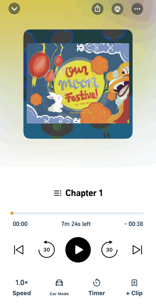 Audio Book Review: "Our Moon Festival" 2