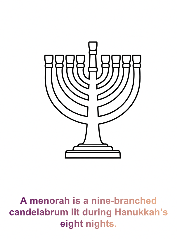 Coloring Pack Hanukkah 2025 3