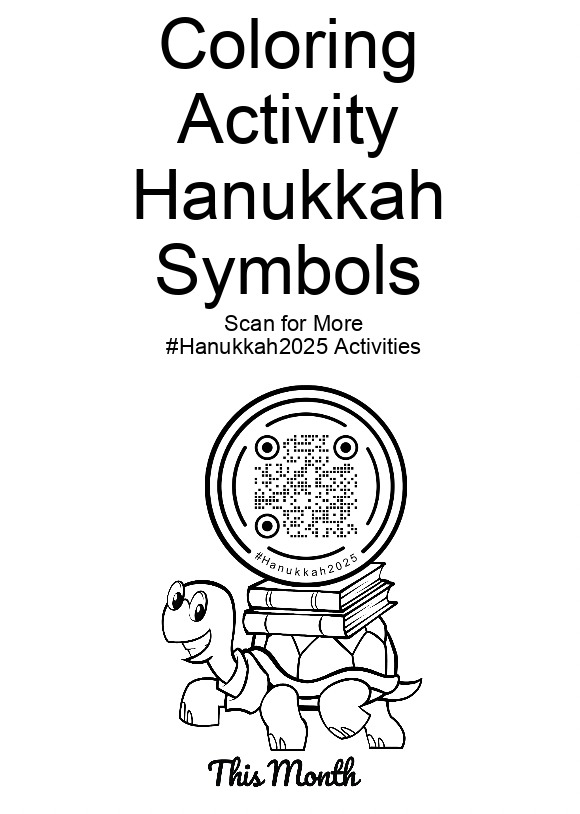 Coloring Pack Hanukkah 2025 2